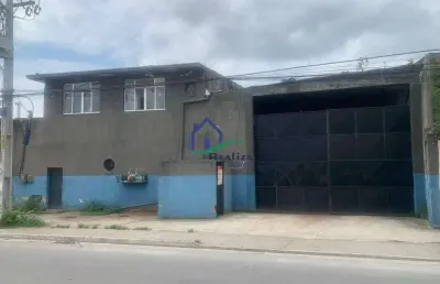 Barracão / galpão / depósito com 2 salas para alugar na estrada vereador luiz carlos da silva, rocha, são gonçalo, 1400 m2 por r$ 7.500