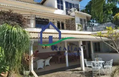Casa com 4 quartos à venda na estrada caetano monteiro, badu, niterói, 470 m2 por r$ 1.635.000
