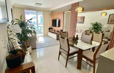 Apartamento com 03 dormitórios sendo 02 suítes semimobiliado em barreiros - são josé, sc