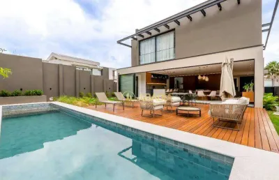 Casa com 5 dormitórios à venda, 540 m² por r$ 12.499.500,00 - tamboré 10 - santana de parnaíba/sp