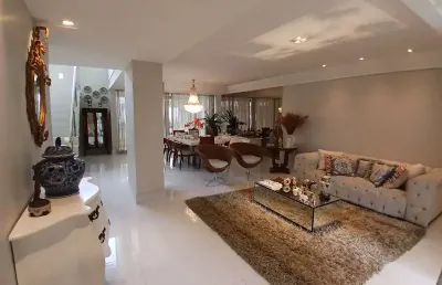 Casa em condomínio fechado com 4 quartos à venda na alphaville litoral norte, abrantes, camaçari, 300 m2 por r$ 2.300.000