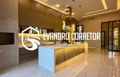 Casa de alto padrão no condomínio golden park: luxo e conforto em , 3 quartos, 3 suítes, 3 salas, 5 banheiros