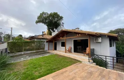 Casa garopaba | 6 quartos | palhocinha | ampla e mobiliada