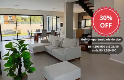 Casa em condomínio região alphaville/terras alpha gravataí - 297m² const