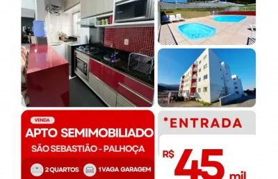 Oportunidade unica apartamento 2 dormitorios - colina das flores
