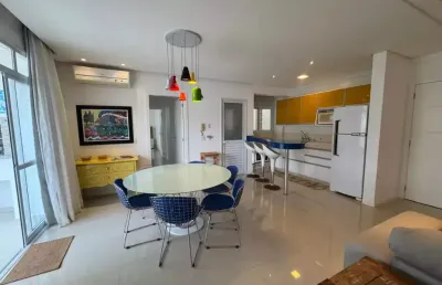 Apartamento porteira fechada mobiliado com 02 dormitórios sendo 01 suíte - 02 vagas de garagem. área nobre dos ingleses