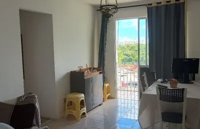 Apartamento 3/4, varanda em condomínio  joão durval - salvador /ba