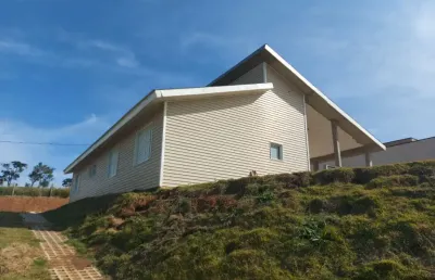 Casa nova de stell frame  188 m2 - condomínio fechado em joanópolis