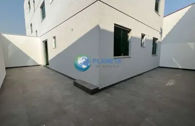 Apartamento com area externa a venda - santa monica - belo horizonte