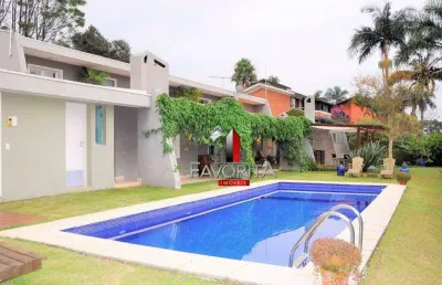 Condomínio são fernando golf clube,  casa com 7 dormitórios à venda, 442 m² por r$ 2.680.000 - vila de são fernando - cotia/sp