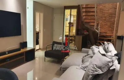 Sky campo belo - cobertura 153 m² - apartamento com 2 dormitórios à venda, 153 m² por r$ 2.619.000 - campo belo - são paulo/sp
