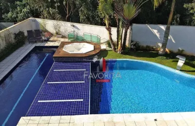 Casa com 5 dormitórios, 500 m² - venda por r$ 4.900.000 ou aluguel por r$ 19.000/mês - são paulo ii - cotia/sp