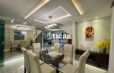 Casa duplex em condomínio no calhau com 175,50 m², 4 quartos sendo 4 suítes