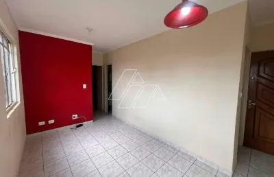 Apartamento com 2 quartos e 1 vaga para aluguel no residencial san remo – jardim califórnia, marília/sp