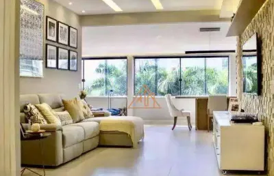 Cobertura com 4 dormitórios à venda, 420 m² por r$ 3.500.000,00 - barra da tijuca - rio de janeiro/rj