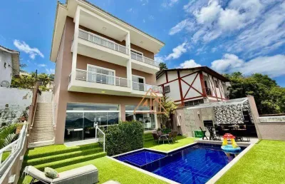 Casa com 4 dormitórios à venda, 332 m² por r$ 1.700.000,00 - freguesia (jacarepaguá) - rio de janeiro/rj