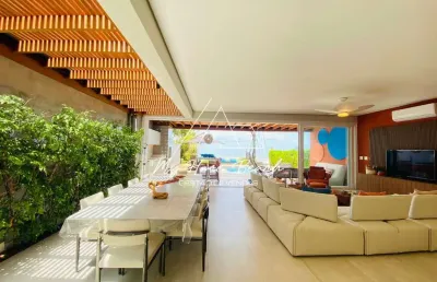 Casa térrea em condomínio fechado frente ao mar à venda na praia de juquehy !
