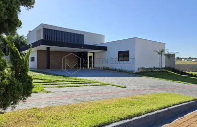 Casa nova em condomínio - térrea - 3 suítes - mandaguaçu