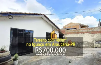 Terreno à venda, 480 m² por r$ 700.000,00 - iguaçu - araucária/pr