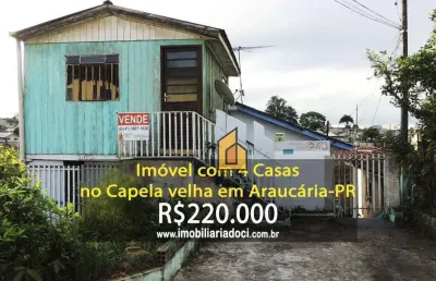 Casa com 2 dormitórios à venda, 132 m² por r$ 220.000,00 - capela velha - araucária/pr