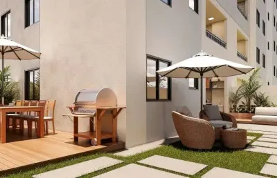 Apartamento no taboão da serra com 2 quartos, vaga e varanda, lazer completo!!