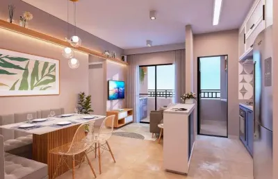 Apartamento no taboão da serra com 2 quartos, vaga e varanda, lazer completo!!