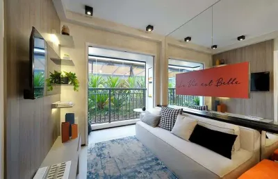 Apartamento com 2 quartos ao lado do metrô vila sônia, 39m2, varanda e 1 vaga, última unidade!