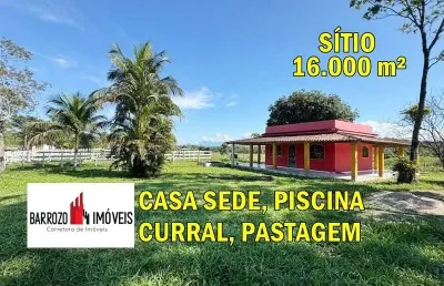 Sítio para venda em cachoeiras de macacu, agro brasil, 1 dormitório, 1 banheiro