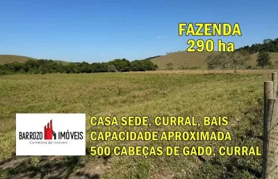 Fazenda para venda em casimiro de abreu, zona rural, 6 dormitórios, 4 banheiros