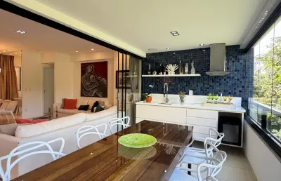 Lindo apartamento com 3 suítes com varanda gourmet em patamares