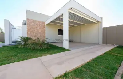 Casa em condomínio fechado com 3 quartos à venda na rua j, 188, parque atalaia, cuiabá, 175 m2 por r$ 548.000