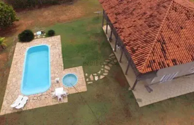 Chácara / sítio com 5 quartos à venda na zona rural, 01, zona rural, chapada dos guimarães, 360 m2 por r$ 1.600.000