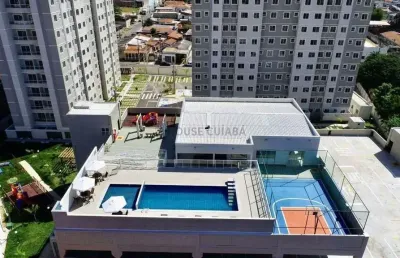 Apartamento 2/4 com sacada e sol da manhã - próximo arena pantanal
