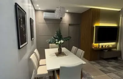 Vendo apartamento 3 quartos - mobiliado completo - ed. porto real