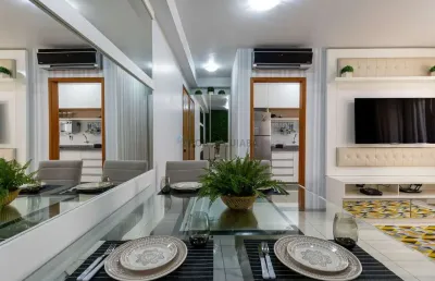 Belíssimo apartamento mobiliado - condomínio garden bosque da saúde