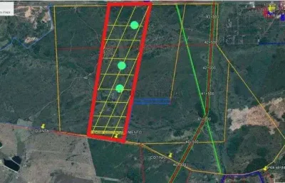 Terreno comercial nas margens da br 070, com 200 hectares próximo do trevo do la
