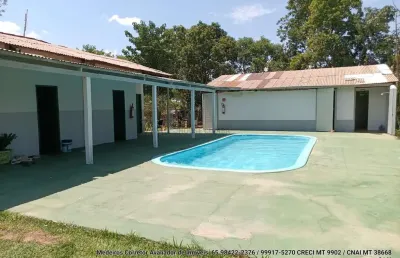Vendo ou alugo!!! chácara próxima do trevo do lagarto na cidade de várzea grande