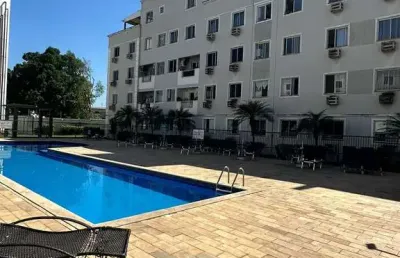 Alugo apartamento de 2 quartos - av. feb - condomínio chap. guimarães