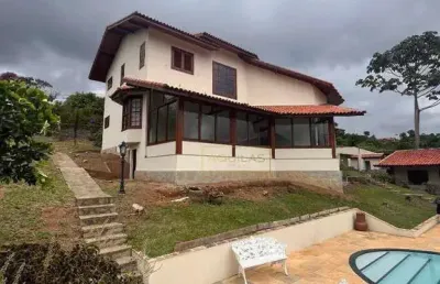 Casa com 4 dormitórios, 466 m² - venda por r$ 2.690.000,00 ou aluguel por r$ 9.600,00/mês - albuquerque - teresópolis/rj