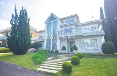 Casa mobiliada no condomínio palladio com quintal, sótão e 5 quartos à venda, 640 m² - santa felicidade - curitiba/pr