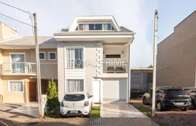 Sobrado em condomínio com jacuzzi, ático e 4 quartos à venda, 210 m² - campo comprido - curitiba/pr