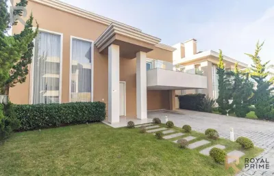 Casa alto padrão em condomínio, mobiliada, com jardim, piscina e 3 suítes à venda - 420m2 - campo comprido, curitiba