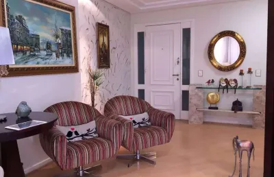 Apartamento mobiliado com sacada, 3 quartos, 2 vagas à venda, 149 m² - centro - curitiba/pr