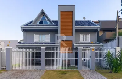 Casa frente rua com jardim, 3 pavimentos à venda, 321 m² - são braz - curitiba/pr