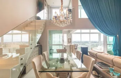 Apartamento de alto padrão mobiliado, 03 suítes, 03 vagas - 187,00 m² - ecoville - curitiba/pr