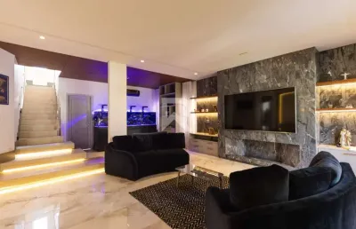 Casa alto padrão com piscina aquecida para locação, 4 suítes e área gourmet no pilarzinho – curitiba/pr
