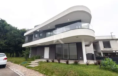 Casa com 3 suítes e 4 vagas, 396 m² – condomínio fechado – curitiba/pr