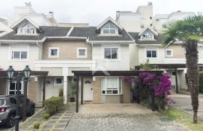 Sobrado triplex mobiliado no residencial yard ecoville - 189m² - campo comprido - curitiba/pr