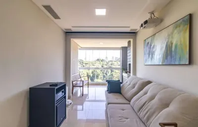 Apartamento com sacada gourmet e vista verde, 2 quartos, 1 vaga à venda, 89m² – campo comprido - curitiba/pr -