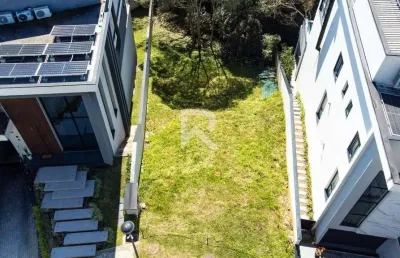 Terreno em condomínio fechado com jardim, 457 m² à venda - campo comprido - curitiba/pr